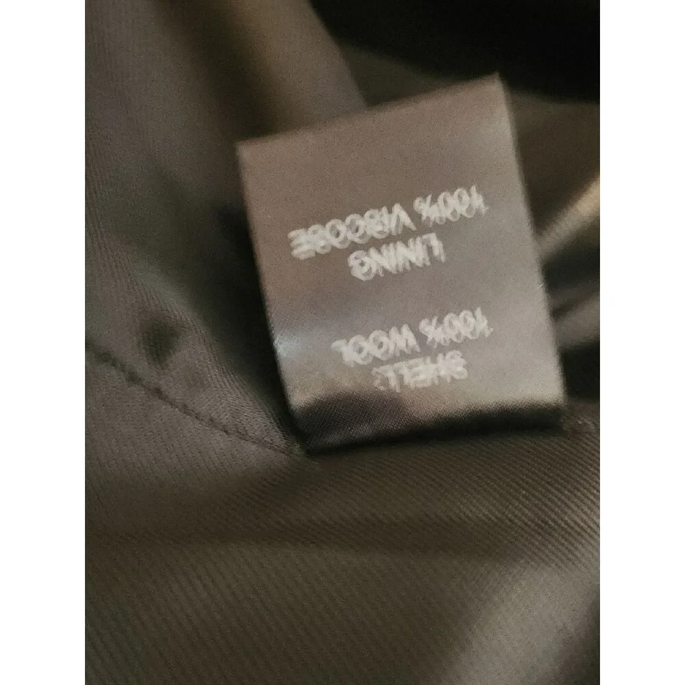 J21 Millenium Collection Classic Men's Charcoal Two-Button Blazer 100% Wool